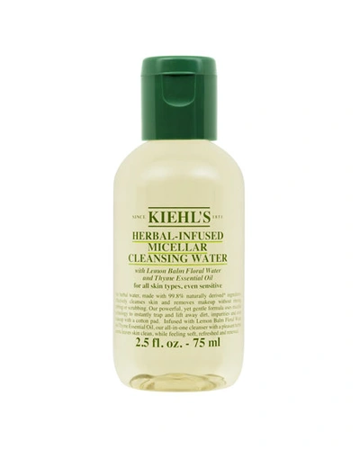 Kiehl's Since 1851 Herbal-infused Micellar Cleansing Water, 2.5 Oz./ 75 ml In White