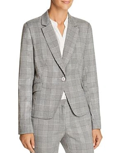 Aqua Glen Plaid Blazer - 100% Exclusive In Black/white