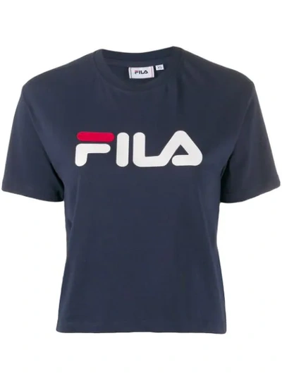 Fila Miss Eagle Cotton T-shirt In Blue