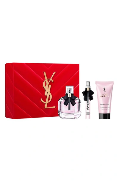 Saint Laurent Mon Paris Eau De Parfum Gift Set $185 Value In No Color