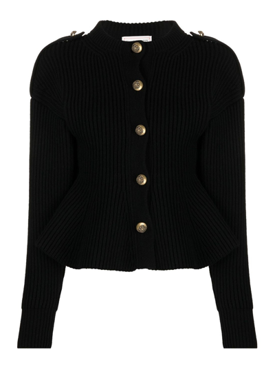 Alexander Mcqueen Black Knit Cardigan