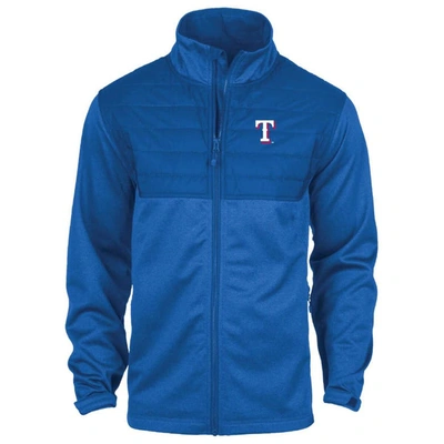 Dunbrooke Heather Royal Texas Rangers Explorer Full-zip Jacket