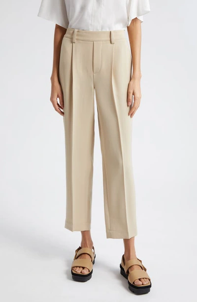Vince Tapered Pull-on Pants In White Oak