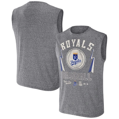 Darius Rucker Collection By Fanatics Charcoal Kansas City Royals Muscle Tank Top