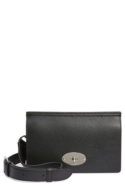 Mulberry Small Antony East/west Leather Crossbody Bag In Black