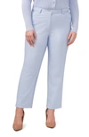 Halogen Straight Leg Faux Leather Pants In Kentucky Blue