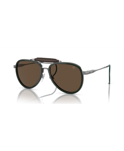 Ralph Lauren Men's The Roadster Sunglasses Rl7080q In Brown