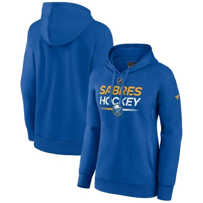 Fanatics Branded  Royal Buffalo Sabres Authentic Pro Pullover Hoodie