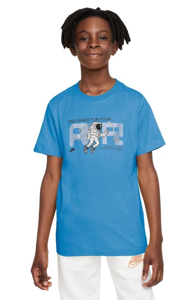 Nike Kids' Air Graphic T-shirt In Light Photo Blue