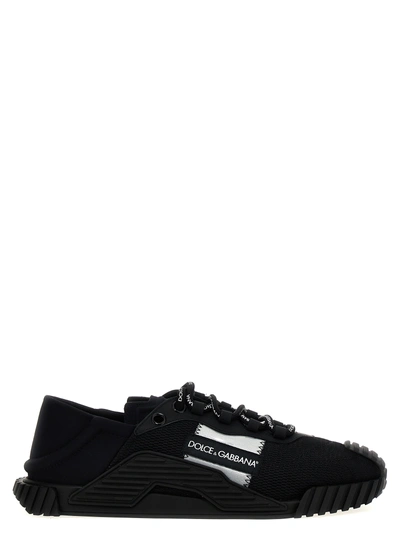 Dolce & Gabbana Black Ns1 Sneakers In 8b956 Nero/nero