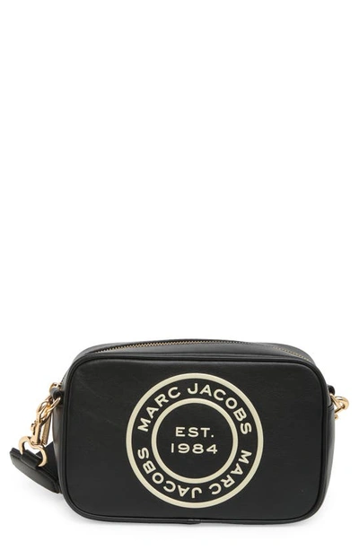 Marc Jacobs Flash Leather Camera Crossbody Bag In Black