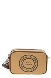 Marc Jacobs Flash Leather Camera Crossbody Bag In Iced Coffee Multi