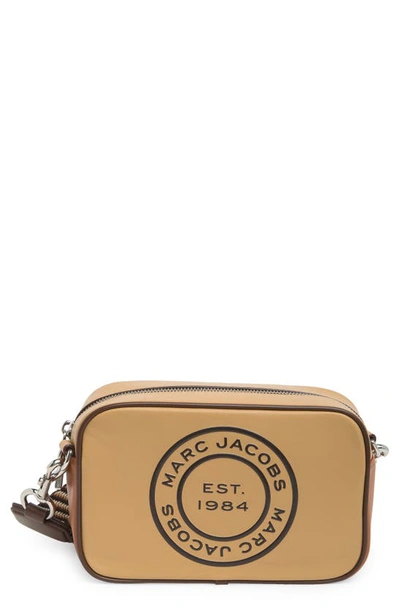 Marc Jacobs Flash Leather Camera Crossbody Bag<br /> In Iced Coffee Multi