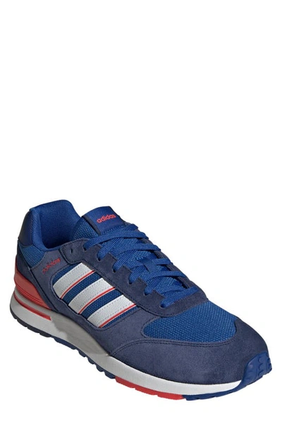 Adidas Originals Run 80s Sneaker In Dark Blue/white/red