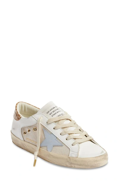 Golden Goose Super-star Low Top Sneaker In White/ Grey