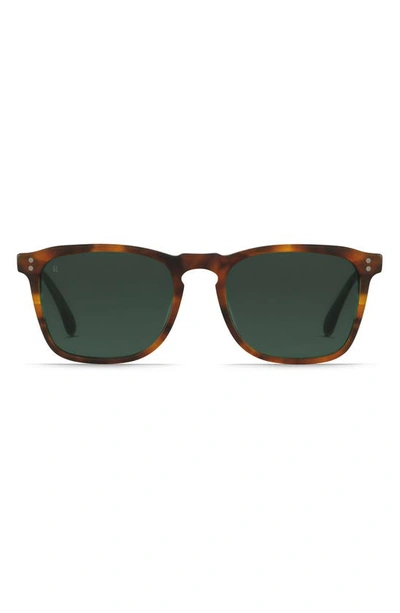 Raen Wiley Polarized Square Sunglasses In Matte Rootbeer / Brown