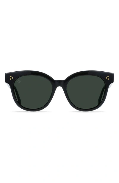 Raen Nikol Polarized Round Sunglasses In Black