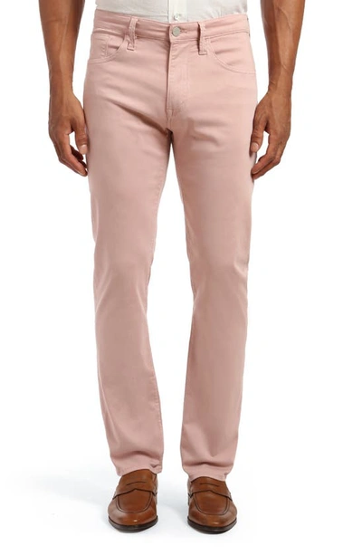 34 Heritage Courage Straight Leg Twill Pants In Blushed Twill