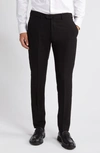 Emporio Armani G-line Flat Front Pants In Black