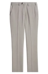 Emporio Armani G-line Flat Front Pants In Moon Mist