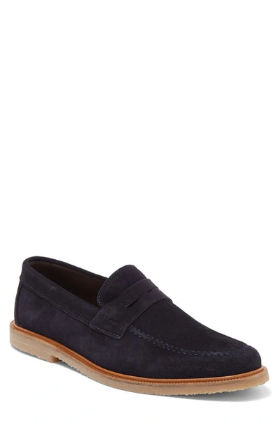 Bruno Magli Carmelo Penny Loafer In Navy