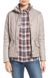 Barbour Flyweight Quilted Jacket In Taupe