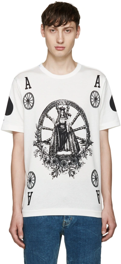 Dolce & Gabbana Virgin Mary Print T-shirt | ModeSens