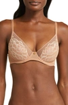 Natori Flora Underwire Contour Bra In Glaze/cashmere