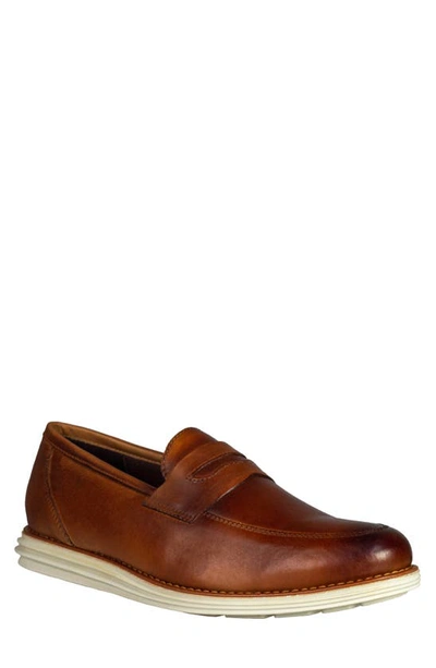 Sandro Moscoloni Natal Penny Loafer In Tan