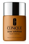 Clinique Acne Solutions Liquid Makeup Foundation In Wn 112 Ginger