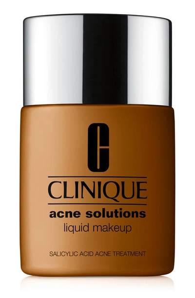 Clinique Acne Solutions Liquid Makeup Foundation In Wn 118 Amber