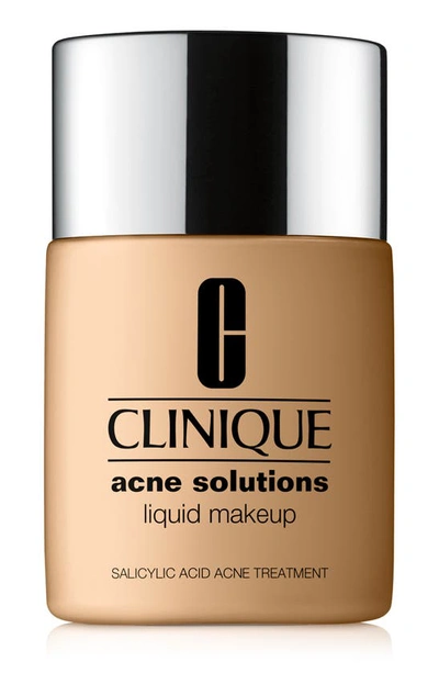 Clinique Acne Solutions Liquid Makeup Foundation In Wn 38 Stone