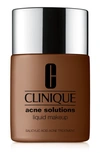 Clinique Acne Solutions Liquid Makeup Foundation In Wn 125 Mahogany