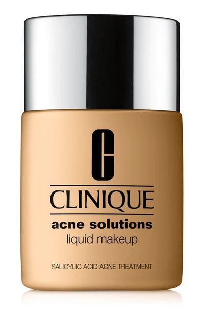 Clinique Acne Solutions Liquid Makeup Foundation In Wn 56 Cashew
