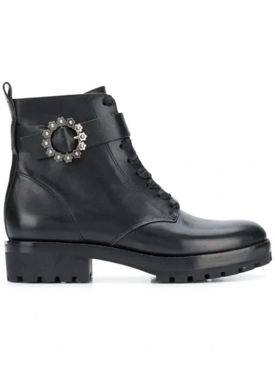 Michael Michael Kors Women's Ryder Leather Booties - 100% Exclusive In Black