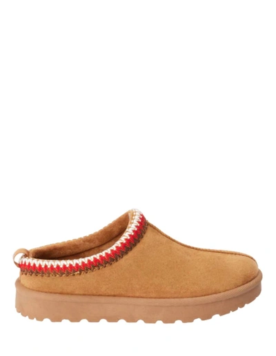 Matisse Zen Cozy Mule In Cognac In Green