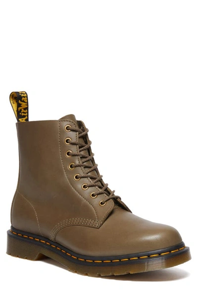 Dr. Martens' Gender Inclusive 1460 Pascal Combat Boot In Olive