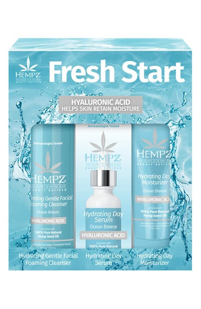 Hempz Fresh Start 3-piece Skin Care Gift Set In White