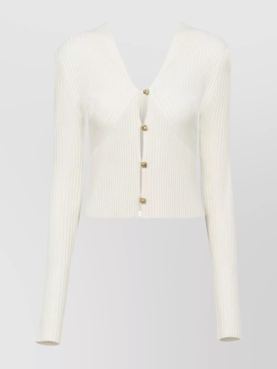 Chloé Rib-knit Crop Top In White