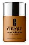 Clinique Acne Solutions Liquid Makeup Foundation In Wn 114 Golden