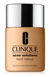 Clinique Acne Solutions Liquid Makeup Foundation In Wn 46 Golden Neutral