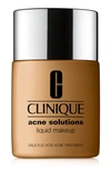 Clinique Acne Solutions Liquid Makeup Foundation In Wn 76 Toasted Wheat