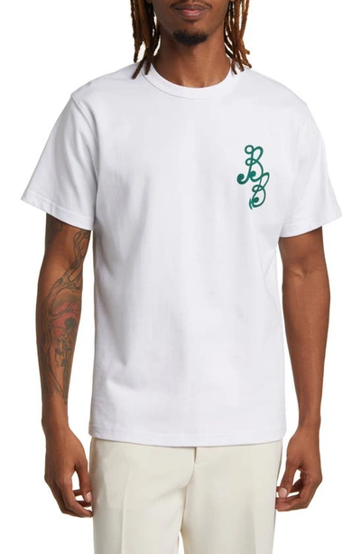 Bogey Boys Essential Cotton Logo T-shirt In White
