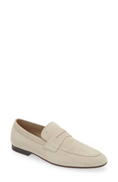 Tod's Mocassino Penny Loafer In Natural