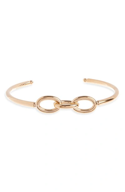 Isabel Marant Delight Knot Cuff Bracelet In Goldtone Dore 12do