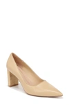 Franco Sarto Giovanna Pointed Toe Pump In Beige Leather