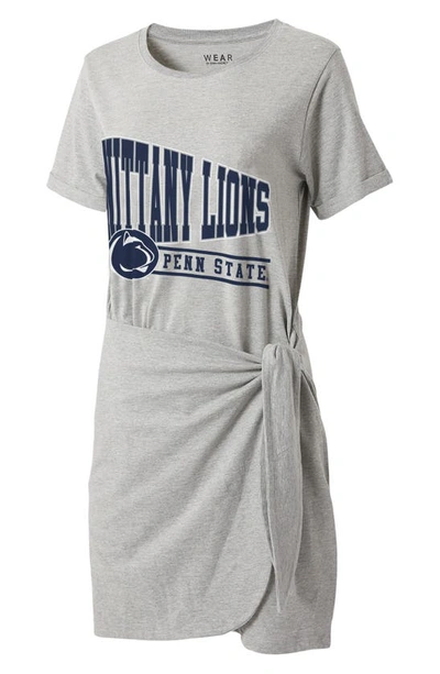 Wear By Erin Andrews University Knot T-shirt Dress In Penn State University