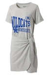 Wear By Erin Andrews University Knot T-shirt Dress In U. Of Kentucky