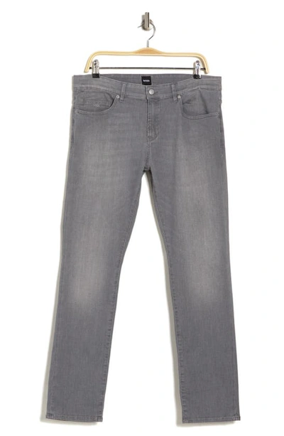 Hugo Boss Delaware 3 Skinny Jeans In Medium Grey