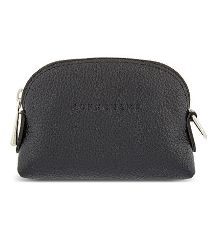 longchamp coin purse leather